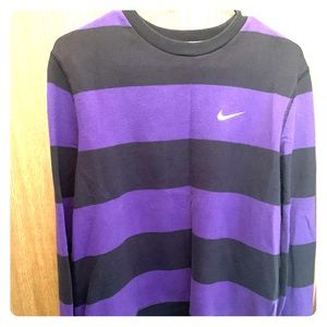 Nike Striped Crewneck Sweatshirt
